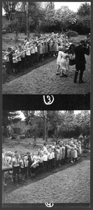 502597 Afbeelding van de viering van de verjaardag van ir. A.A. Mussert, leider van de Nationaal-Socialistische ...